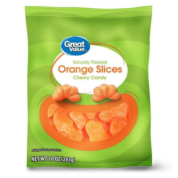 Great Value Orange Slices Chewy Candy, 10 oz Bag