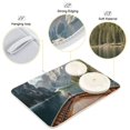 thumbnail image 4 of Yayeee Dish Drying Mat for Kitchen Counter Ultra Absorbent Easy Clean Pad 24x18", Wooden Boat, 4 of 7