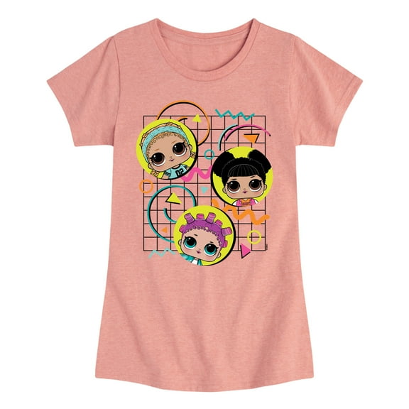 LOL Surprise! Dolls - Retro Style - Original Dolls - Toddler & Youth Girls Short Sleeve Graphic T-Shirt