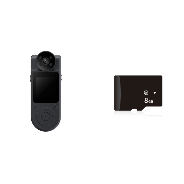 HD 1080P Mini Cámara Corporal Nocturna Por Infrarrojos para Al Aire Libre (con WiFi) Rojo