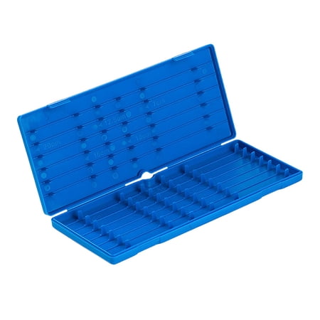 QSTDGVPW Carp Fishing Accessories Box Blue Plastic Waterproof Double Sided Tackle Storage