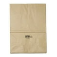 Duro Gusset Fold Top Paper Bags, Brown, 500 Ct