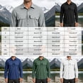 thumbnail image 3 of COMVALUE Mens Long Sleeve Shirts Casual Button Down Shirt Wrinkle Free Dress Shirt with Pocket (Light Gray, M), 3 of 9