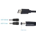 thumbnail image 2 of High Current 3A USB Type C Power Supply Line Compatible 12V to 5.5x2.1mm Port with Additional Adapter, 2 of 9
