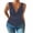 Navy, variant on Summer Tank Tops for Women Summer Slim Fitted Deep V Neck Sleeveless Pleated Side Drawstring Knot Shirts Going out Tops