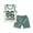 Green, variant on Summer Boys Clothes Boys Cotton Blend Modern Tank Top and Shorts 2 Pack Bundle Set for Kids 1-8Y(Green,5-6 Years)