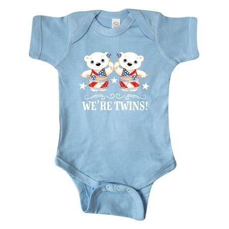 

Inktastic 4th Of July Twins Gift Baby Boy or Baby Girl Bodysuit