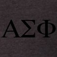 thumbnail image 3 of CafePress - Alpha Sigma Phi Greek Letters Black T Shirt - Mens Football Shirt, 3 of 4