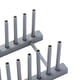 thumbnail image 5 of Cateissary Hogares modernos plástico multiusos placa olla tapa soporte escurridor secado escurridor gabinete organizador Organizadores de utensilios de cocina gris, 5 of 6