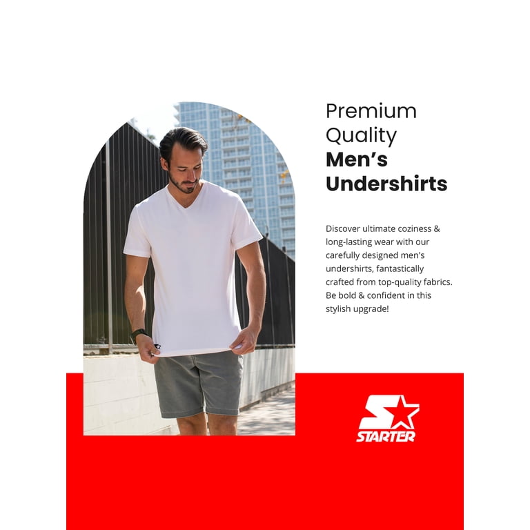 Starter Men's V-Neck Short Sleeve Tee 6-Pack photo 4