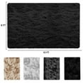 thumbnail image 4 of CozyDesg 5ft x 8ft Area Rugs, Soft Fluffy Area Rugs Floor Mat Floor Rugs for Living Room Bedroom Modern Decor Carpet, Black, 4 of 7