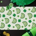 thumbnail image 5 of St. Patricks Day Table Runner Shamrock Rainbow Seasonal Kitchen Dining Table Indoor Outdoor Party Decorations 13x90 Inch, 5 of 5