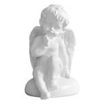 thumbnail image 3 of Redempat Resin White Angel Statue Desktop Decor Window Props Collection Christmas sitting 1Set, 3 of 6