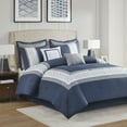 thumbnail image 2 of Gracie Mills 8-Piece Navy Embroidered Comforter Set GRACE-14955 Hotel Style, 2 of 5