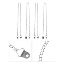 YOSADIER 4Pcs Decorative Hanging Chain for Doorplate Home Decor Simple Rustic Style