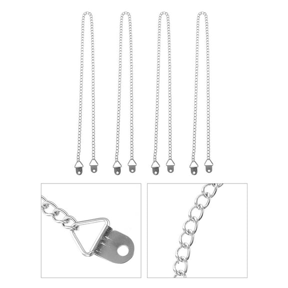 YOSADIER 4Pcs Decorative Hanging Chain for Doorplate Home Decor Simple Rustic Style