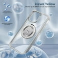 thumbnail image 5 of for iPhone 14 Plus Case 360 Rotatable  Ring Holder Compatible with MagSafe  Grade Shockproof Clear Case for 14 Plus,Clear, 5 of 18