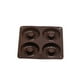 thumbnail image 2 of Bewildely Molde de 4 rejillas para hornear Chocolate, herramientas para pasteles, galletas, dulces, magdalenas, dispensador de moldes para Herramientas y accesorios para hornear Color café, 2 of 6
