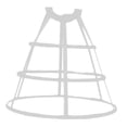 thumbnail image 4 of Rongfmy Jupon Jupon Crinoline pour Demoiselle d'Honneur Robe de Mariée Danse Blanc, 4 of 8