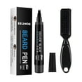 thumbnail image 3 of Momihoom Beard Pen, Beard Pencil Filler for Men Black- Water Proof Beard pen and beard brush Long Lasting Coverage Natural Finish, Male Mustache Repair Shape, 3 of 10