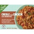 thumbnail image 2 of Miss Olives Creole Style Chicken with Brown Rice Microwavable Lower Sodium Healthy Ready Meal, 7 ounce (Pack of 12), 2 of 6