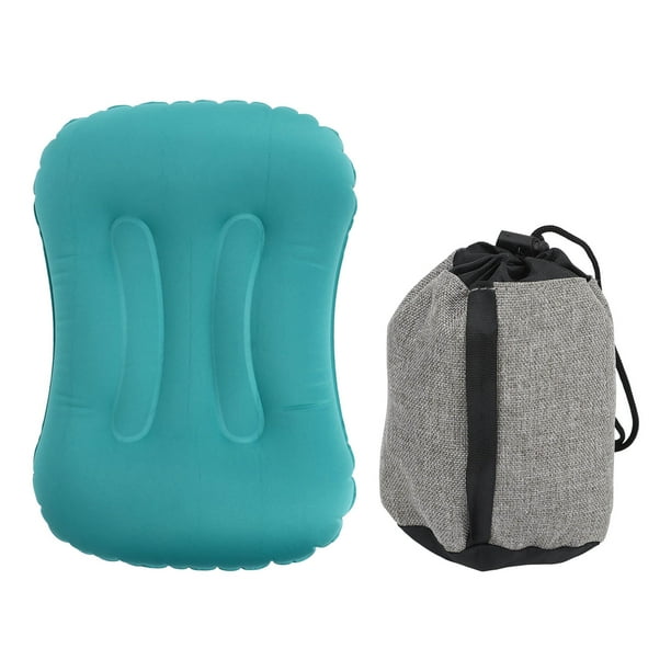 Inflatable Headrest One Piece Valve Blow Up Pillows TPU Multifunctional Arc Structure Folding For Outdoor