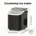 thumbnail image 5 of Ice Maker With A Handle On The Countertop. It Can Make 9 Bullet-shaped Ice Cubes In 6 Minutes, With A 24-hour Ice-making Capacity Of 26 Pounds. It Is Equipped With An Automatic Cleaning Function, 5 of 8