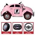thumbnail image 4 of Montable para Niños Vocho Eléctrico JOYKOO Control Remoto Luz 12V Rosa, 4 of 8