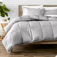 thumbnail image 1 of Bare Home Goose Down Alternative Comforter Set - 3 Piece Set - King/Cal King, Light Gray, 1 of 7