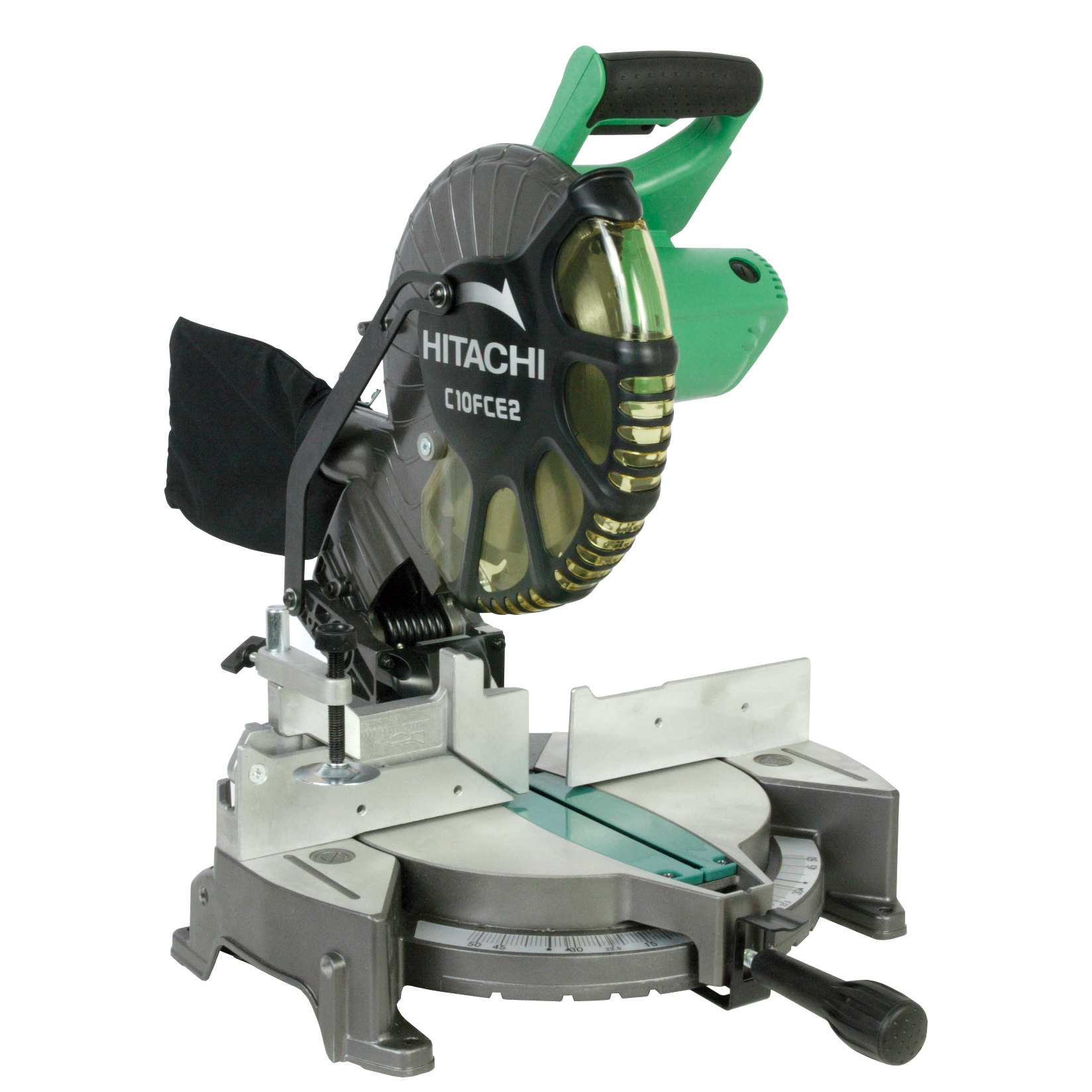 Hitachi C10FCE2 Compound Corded Miter Saw, 120 VAC, 15 A, 10 in Dia, 5000 rpm - image 2 of 5