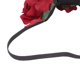 thumbnail image 5 of Diadema de rosas, tocado de flores, diadema nupcial de rosas, diadema de corona de flores, diadema de guirnalda de flores ajustable, corona de fiesta, 5 of 5