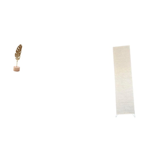 Leaf Sculpture Metal Statue Floor Lamp Shade Paper Material Modern Decor for Living Room Bedroom Study