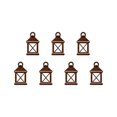 thumbnail image 2 of LED Christmas Wall Decor Light, 7Pcs Wooden Square Lantern Christmas Wall Decor Light Lighted Wall Art for Home Christmas Decor, 2 of 6