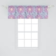 thumbnail image 2 of Ambesonne Boho Window Valance, Sun with Human Faces, 54" X 18", Multicolor, 2 of 3