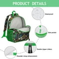 thumbnail image 4 of Skull and Floral Design Backpack - Waterproof & Padded for Comfort, 4 of 5