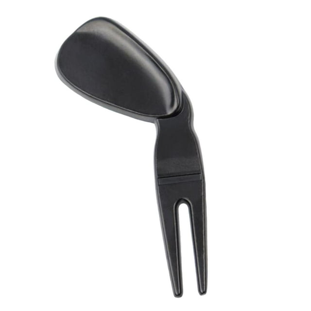 Herramienta de reparación de chuletas de golf de , puntas de reparación de césped de golf, accesorios de herramientas , tenedor verde Negro Soledad Reparación de chuletas de golf