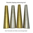 thumbnail image 4 of WINDLAND User Friendly Bracelet Sizer Mandrel for Beginners and Experts Bangle Adjuster, 4 of 12