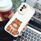 thumbnail image 3 of "Mantenga su iPhone seguro y a la moda con una funda plateada mate de doble capa con diseño artístico divertido", 3 of 4