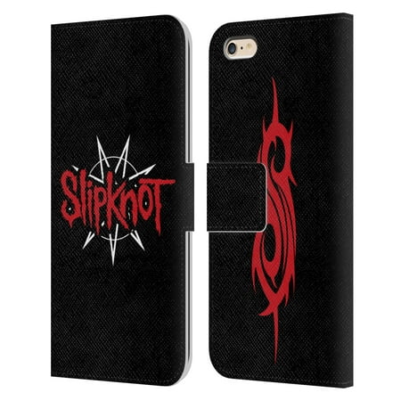 Head Case Designs Officially Licensed Slipknot We Are Not Your Kind Star Crest Logo Leather Book Wallet Case Cover Compatible with Apple iPhone 6 Plus / iPhone 6s Plus