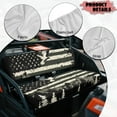 thumbnail image 3 of Yuyamidu Green American Flag UTV Seat Cover Soft Anti-Scratch Mule Bench Seat Cover Eagle UTV Seat Accessories Full Protection Compatible with Kawasaki Mule 3000 3010 3020, 3 of 7