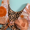 thumbnail image 6 of Toddler Summer Girls Flower Leopard Printed Two Piece Swimwear Swimming Suits Girls 5 5t Swimsuit Girls Dinosaur Kids Cover Ups for Swimwear Girls Swimsuits under 20 Girls Halter Swimsuits Size 12, 6 of 7