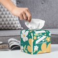 thumbnail image 6 of Naloa Happy Mother's Day1 Tissue Box CoverLeather Tissue Holder Square Facial Tissue Case Facial Paper Organizer Dispenser for Bathroom, Vanity Countertop, Tabletop, Car, 6 of 8