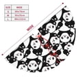 thumbnail image 3 of Sikiie Seamless Pattern Cute Panda 30-48 inches {designName} Print Christmas Tree Skirt Snowman Xmas Tree Skirt with Edge Christmas Decorations for Holiday Party48", 3 of 7