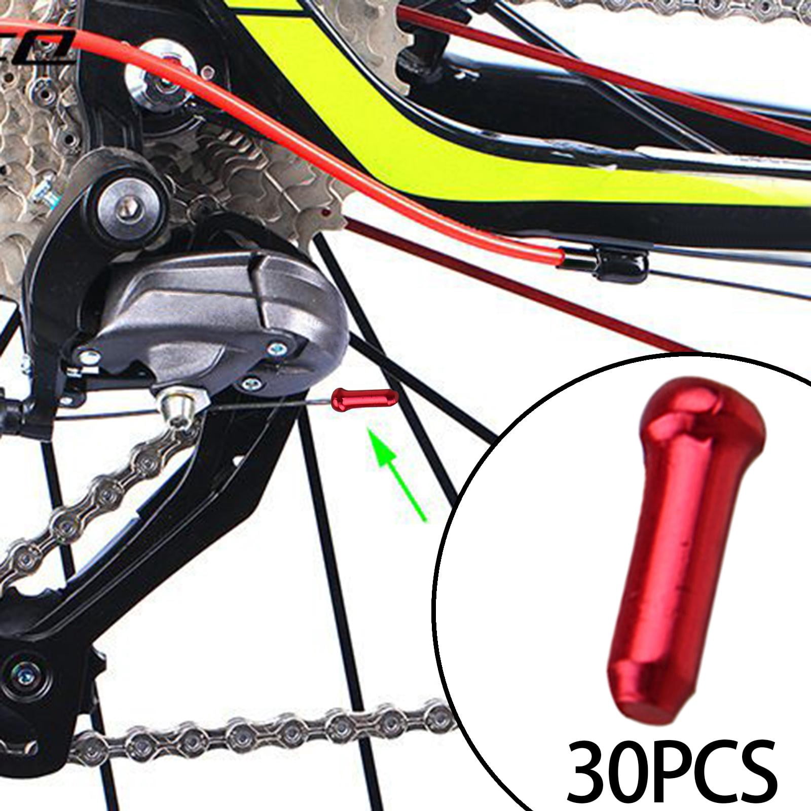 Embouts de câble de frein de vélo en alliage d'alu