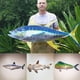thumbnail image 1 of Shark Metal Wall Art Decor Shark Outdoor Hanging Ornament Home Nautical Decor Ocean Art Fish Patio Decoration Wall Pendant15x30cmGERMANY He Qiyong unisex, 1 of 1