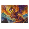 thumbnail image 6 of Shiartex Dragon Fiery Background Wooden Jigsaw Puzzle for Adults - Challenging Difficult Wood Puzzle for Family Friends Gift 300 PCS, 6 of 6