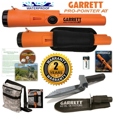 Garrett Pro Pointer AT Metal Detector Waterproof with Camo Pouch and Edge