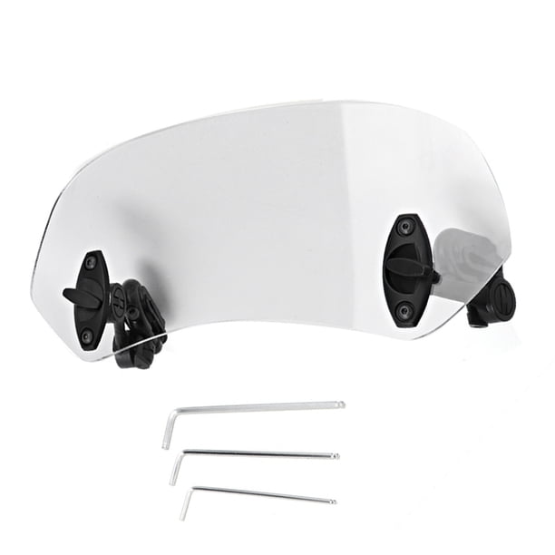Clip Ajustable Universal Para Motocicleta Deflector De Viento Accesorios Para Parabrisas Parabrisas De Material ABS Transparente Para Conductores De