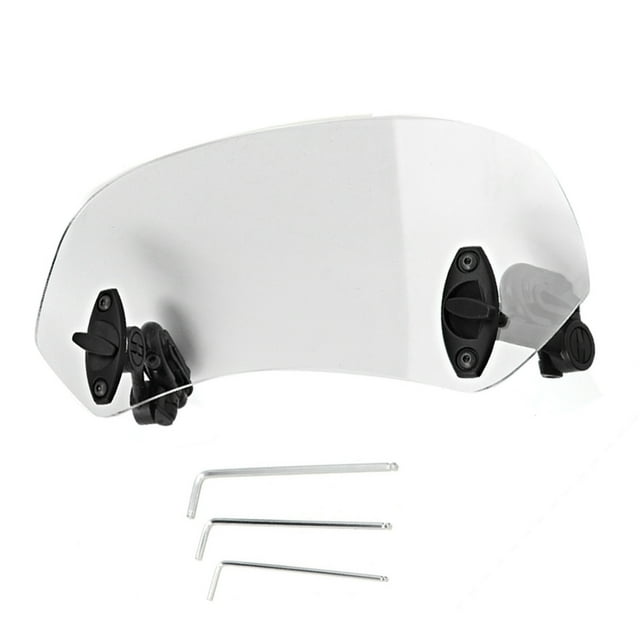 Clip Ajustable Universal Para Motocicleta Deflector De Viento Accesorios Para Parabrisas Parabrisas De Material ABS Transparente Para Conductores De