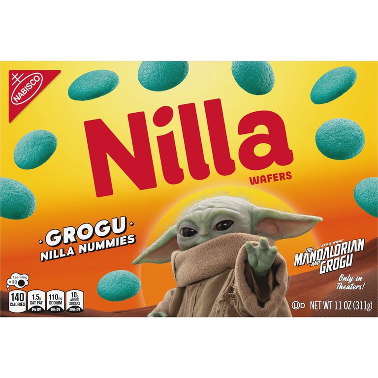 NILLA Wafers Grogu NILLA Nummies, Vanilla Wafer Cookies, Limited